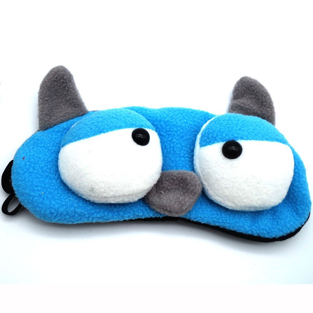Cartoon Character Sleep Eye Mask – Soft Flannel Adjustable for Kids