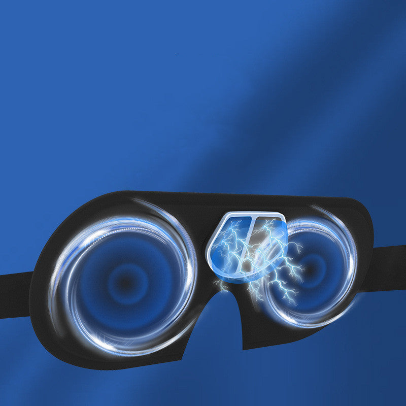 Smart Eye Massager – Blackout Sleep Mask with Micro-Current Massage (USB)