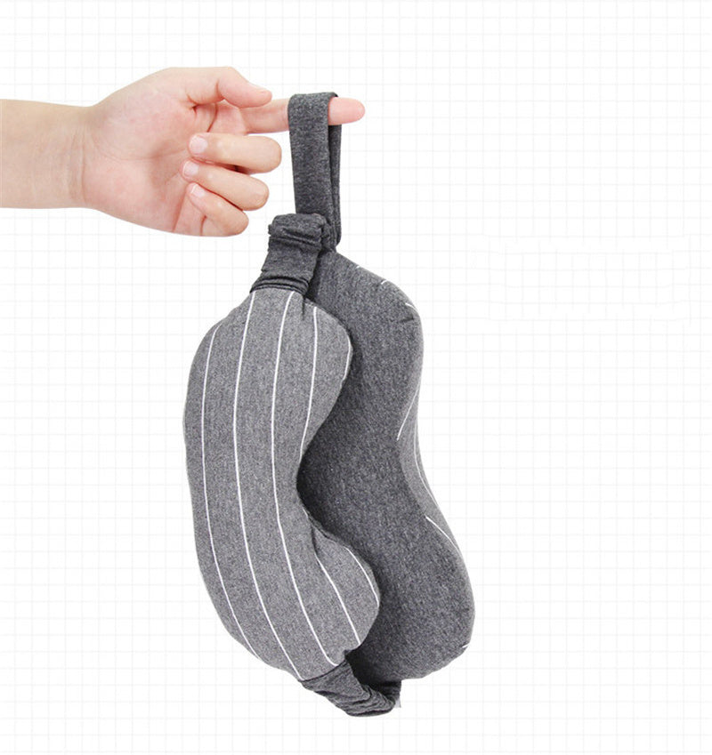2-in-1 Travel Pillow & Eye Mask – Multi-Function Neck & Office Cushion