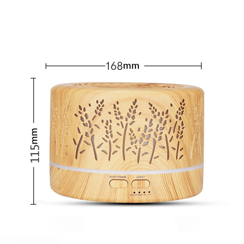 Mini Lavender Aroma Diffuser – 700ml Colorful Night Light Humidifier