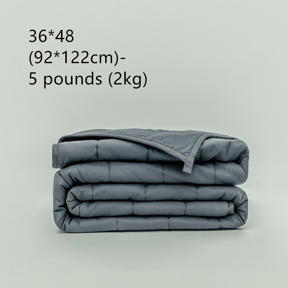 Cotton Weighted Blanket – Gravity Quilt for Stress Relief & Better Sleep