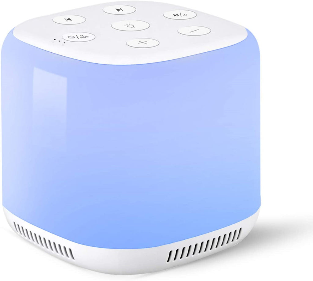 White Noise Sleep Aid Machine with Colorful Night Lights – Baby & Family Relaxation