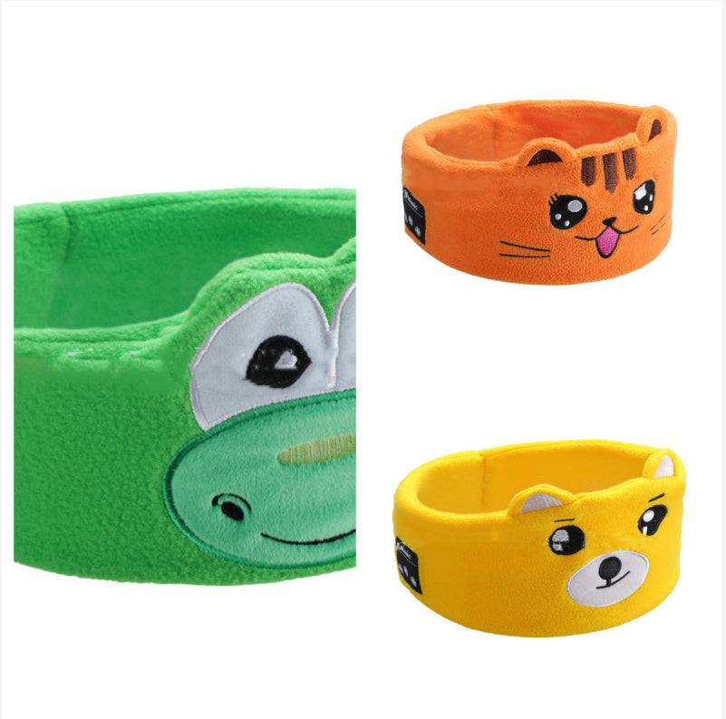 Bluetooth Headset Animal Headband Sleep Mask – Wireless Music & Eye Cover