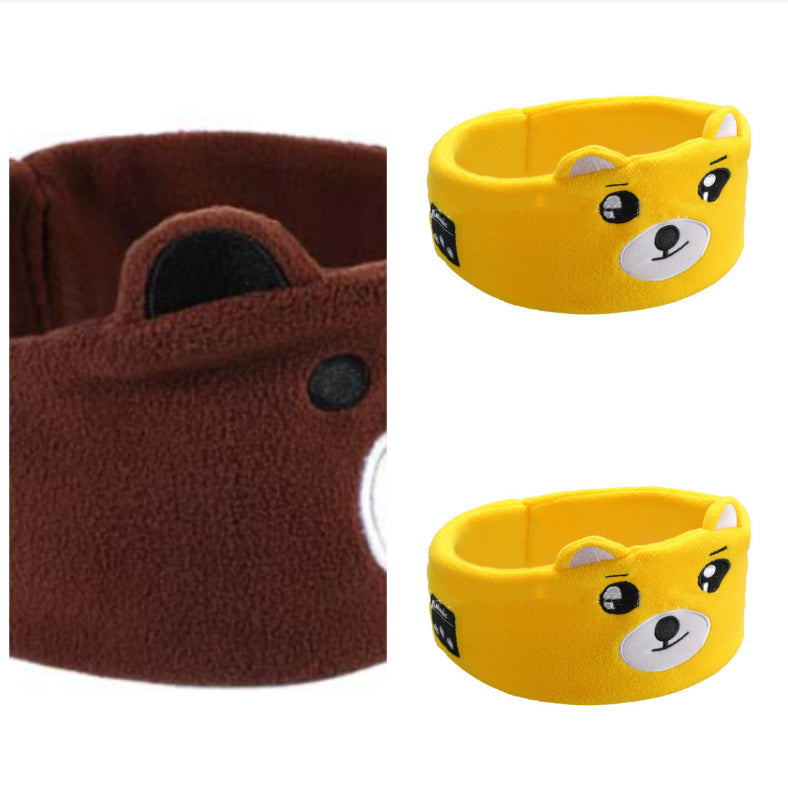 Bluetooth Headset Animal Headband Sleep Mask – Wireless Music & Eye Cover
