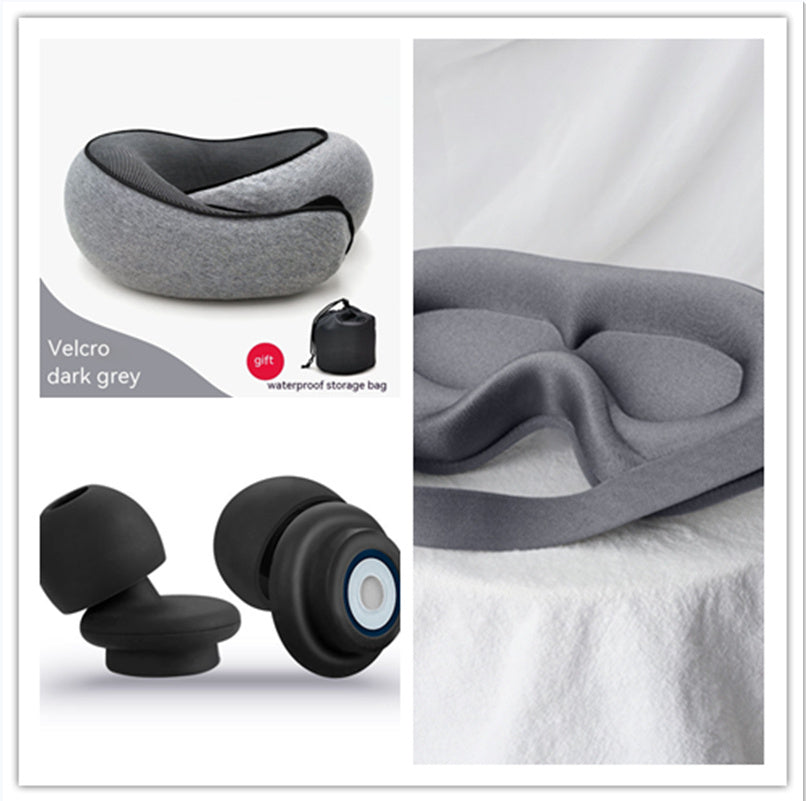 Memory Foam Cervical Neck Pillow – U-Shaped Travel & Nap Cushion