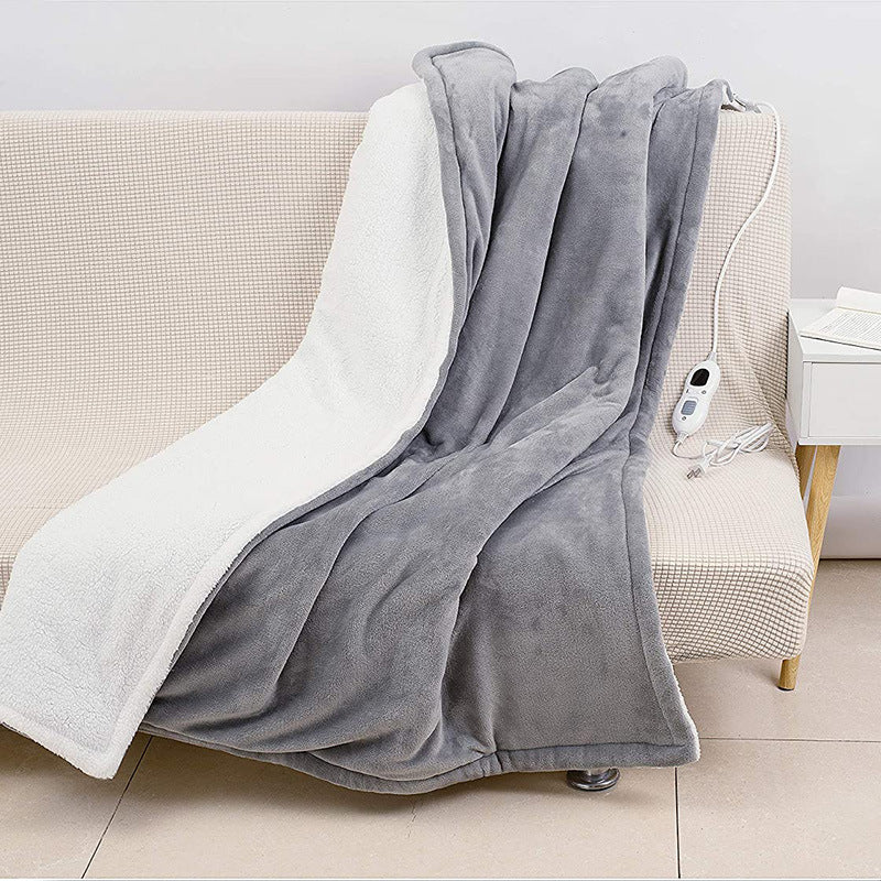 Shawl & Heating Blanket – Flannel Hand Warmer & Knee Pad (Electric, 3 Heat Levels)
