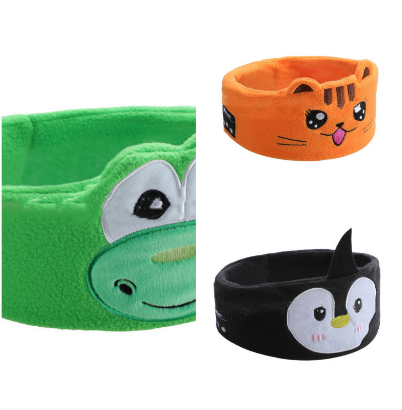 Bluetooth Headset Animal Headband Sleep Mask – Wireless Music & Eye Cover