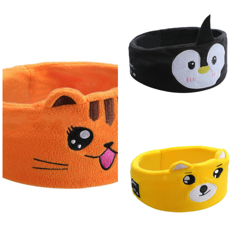 Bluetooth Headset Animal Headband Sleep Mask – Wireless Music & Eye Cover