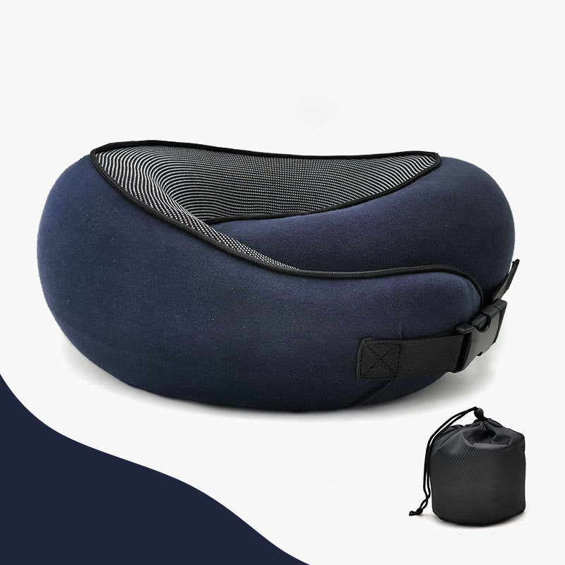Memory Foam Cervical Neck Pillow – U-Shaped Travel & Nap Cushion