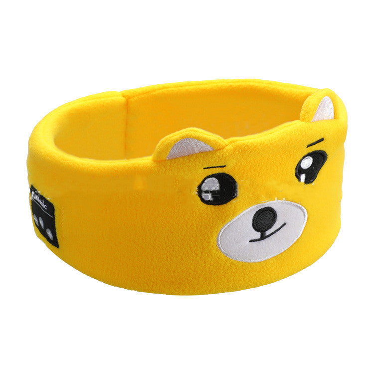 Bluetooth Headset Animal Headband Sleep Mask – Wireless Music & Eye Cover
