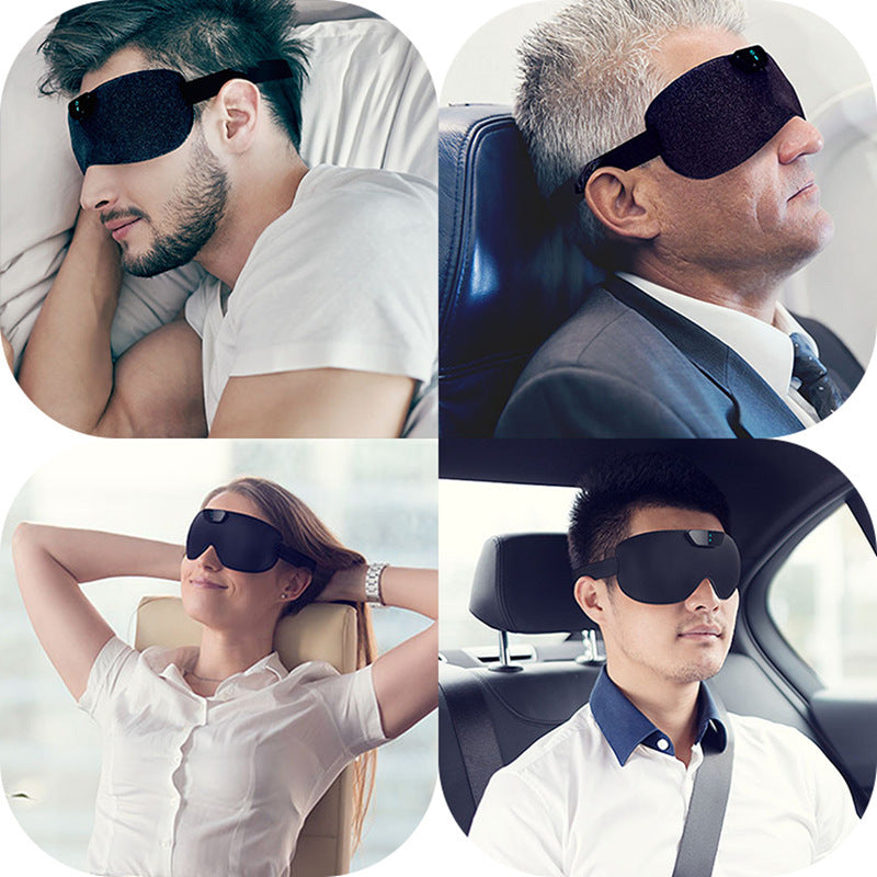 Smart Anti-Snoring Eye Mask – Magnetic Massage with App Control