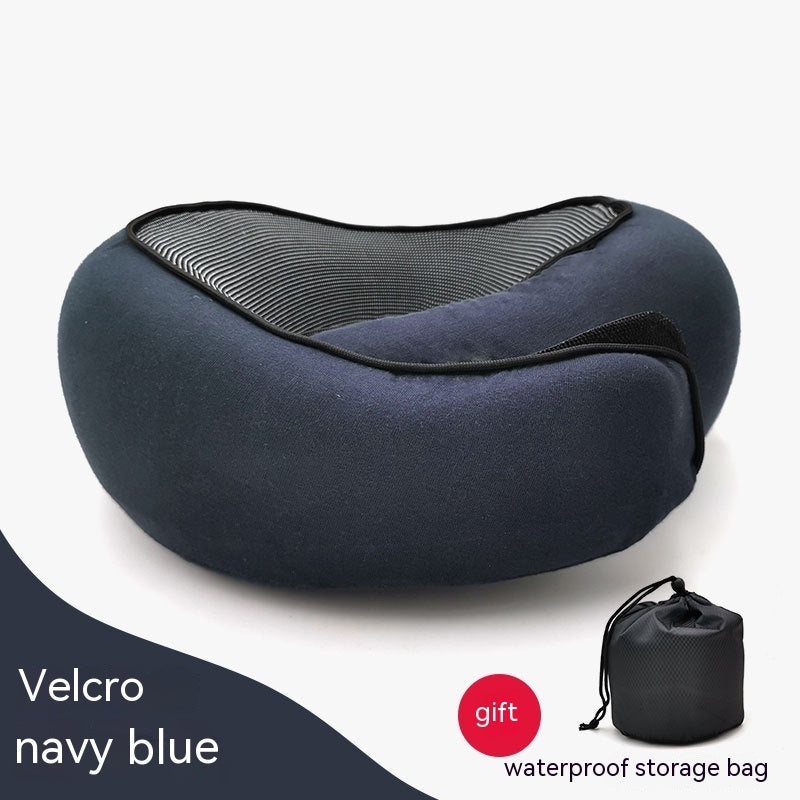 Memory Foam Cervical Neck Pillow – U-Shaped Travel & Nap Cushion