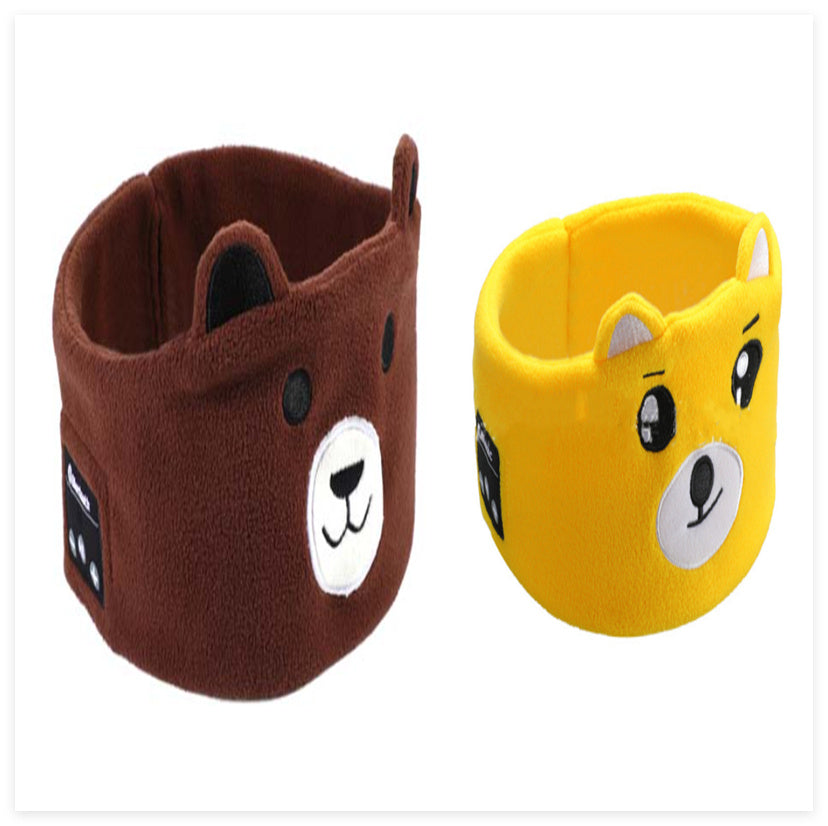 Bluetooth Headset Animal Headband Sleep Mask – Wireless Music & Eye Cover
