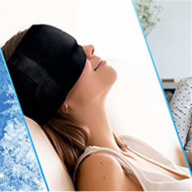 Ice Headache Relief Gel Eye Mask – Cooling Therapy for Migraines