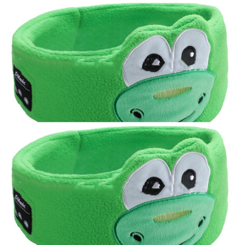 Bluetooth Headset Animal Headband Sleep Mask – Wireless Music & Eye Cover