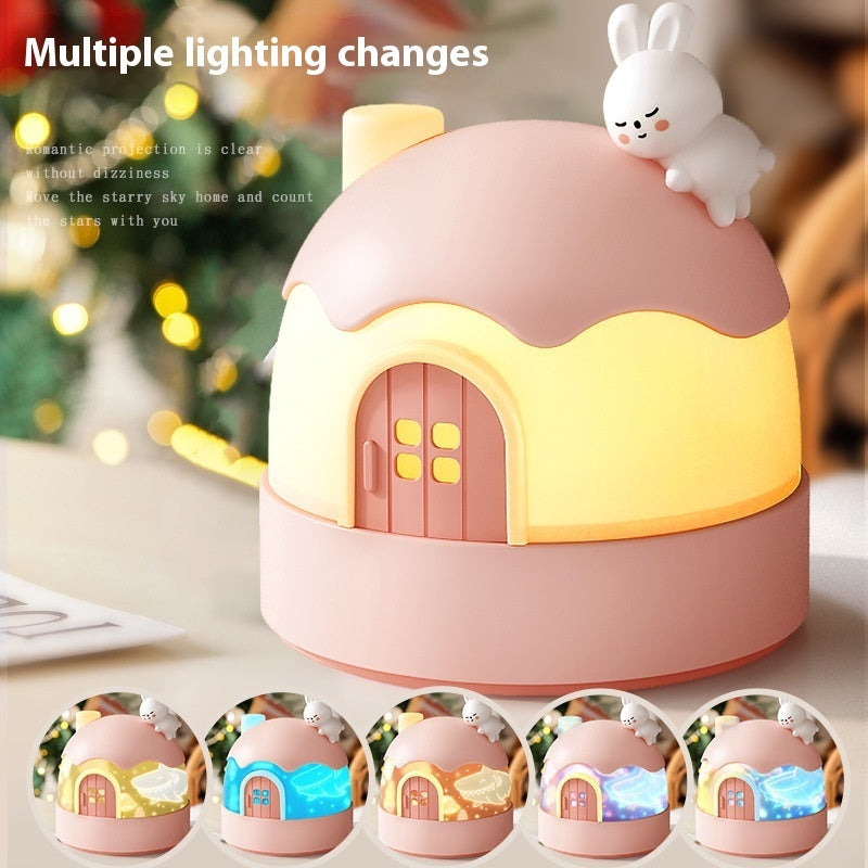 Children’s Star Light Projector – Music Box Night Lamp with 14 Patterns & Remote