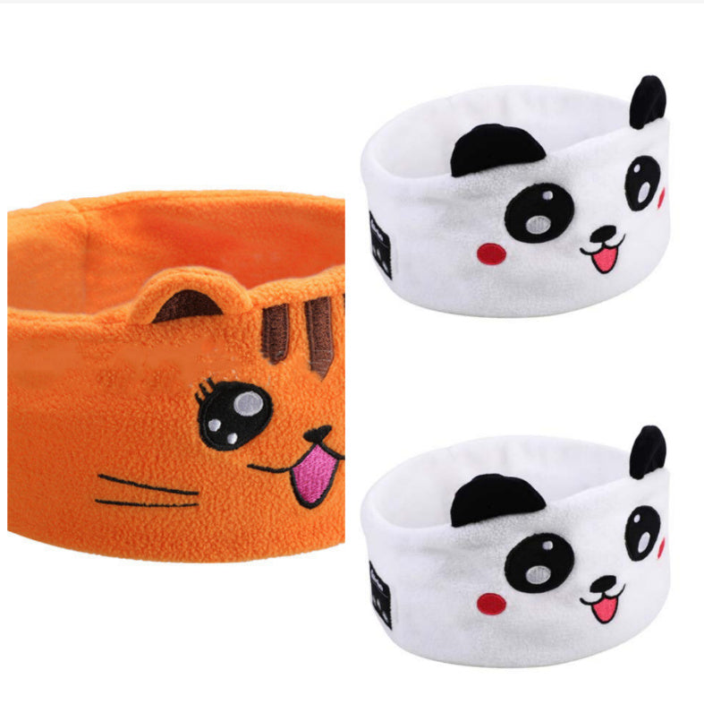 Bluetooth Headset Animal Headband Sleep Mask – Wireless Music & Eye Cover