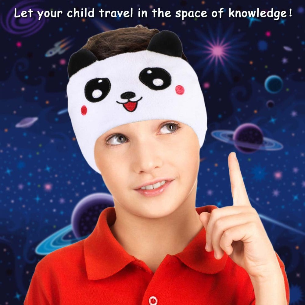 Bluetooth Headset Animal Headband Sleep Mask – Wireless Music & Eye Cover