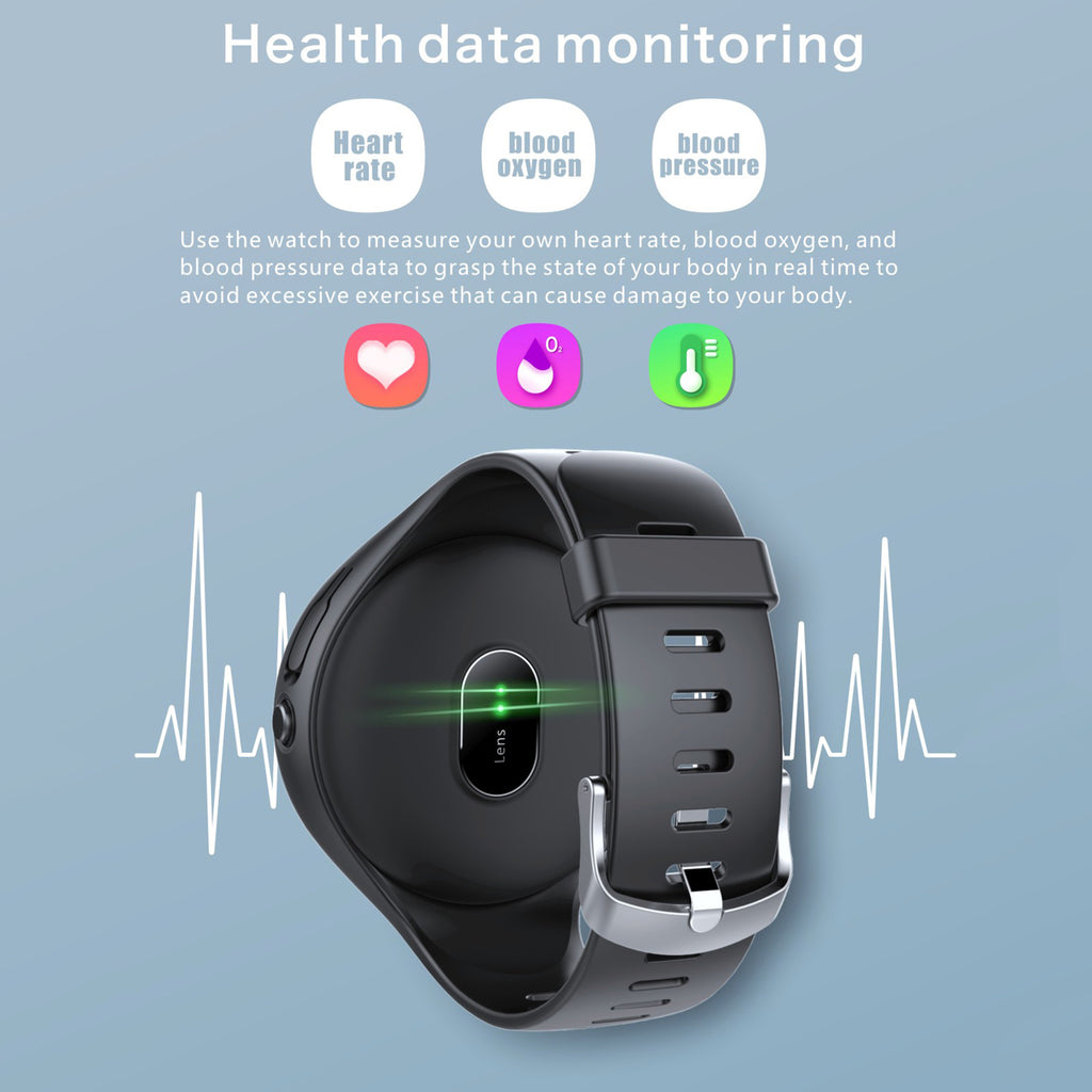 Smart Bracelet & Bluetooth Earbuds Combo – Heart Rate, Sleep Tracking & TWS Music (Black)