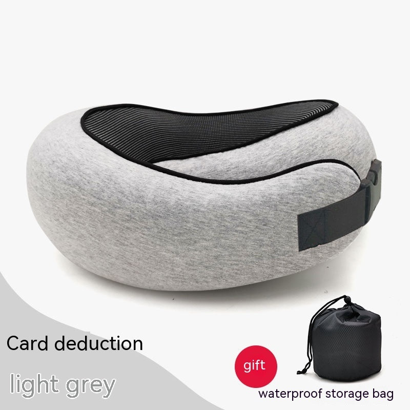 Memory Foam Cervical Neck Pillow – U-Shaped Travel & Nap Cushion