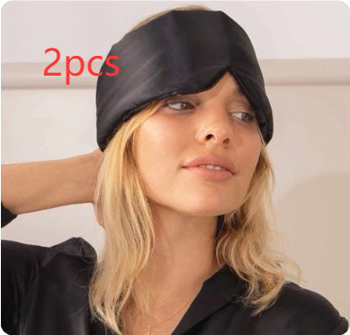 Silk Sleep Eye Mask – Breathable, Skin-Friendly with Noise-Reducing Ear Protection