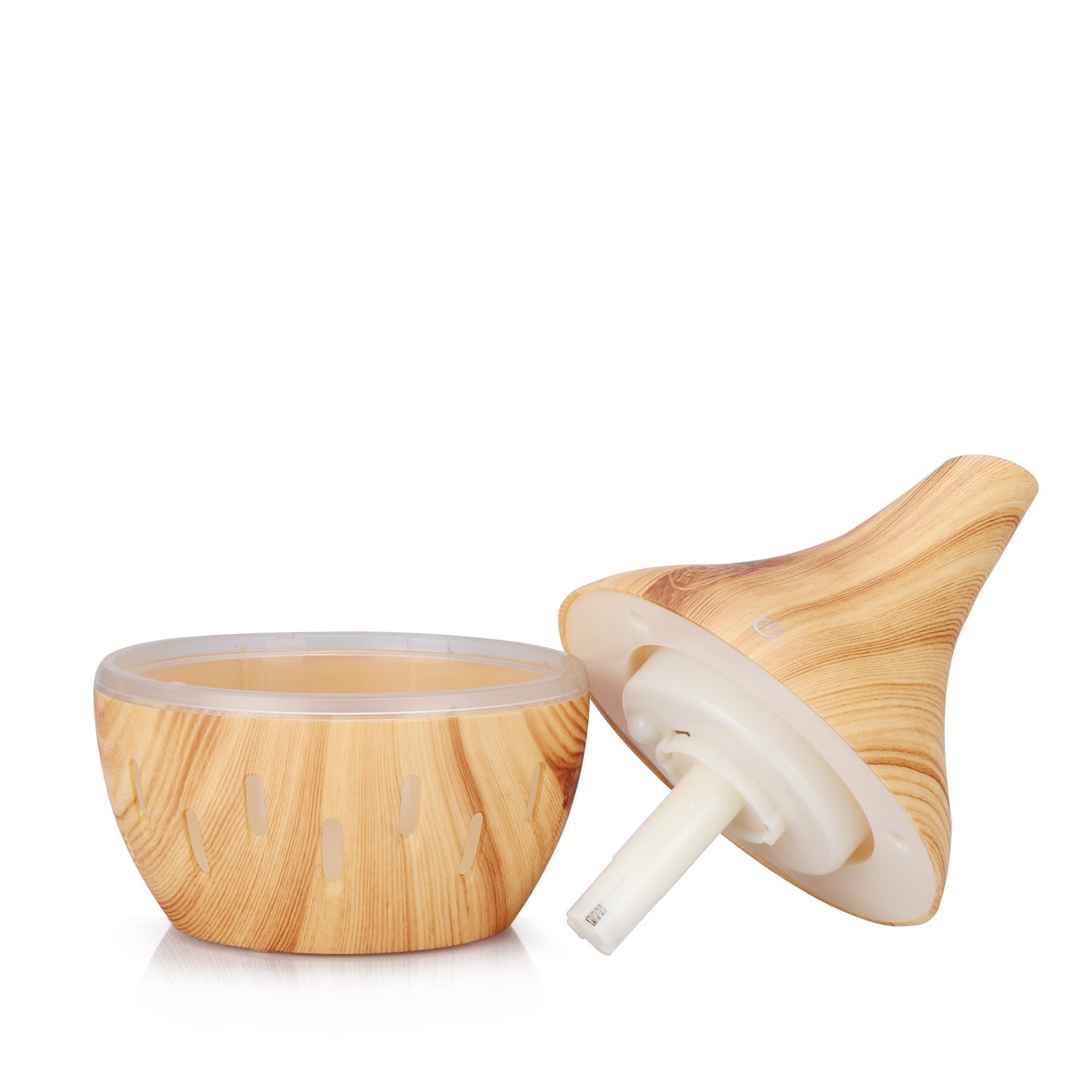 Mini Household Air Humidifier – USB Wood Grain Quiet Diffuser