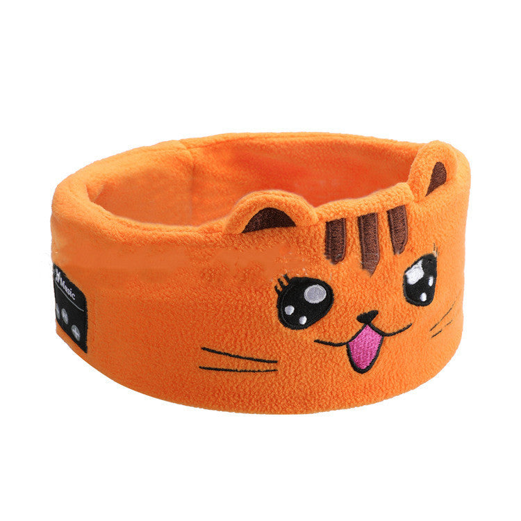 Bluetooth Headset Animal Headband Sleep Mask – Wireless Music & Eye Cover