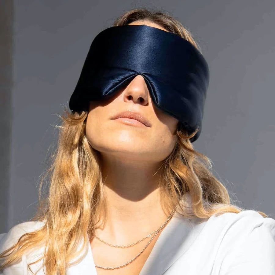 Silk Sleep Eye Mask – Breathable, Skin-Friendly with Noise-Reducing Ear Protection