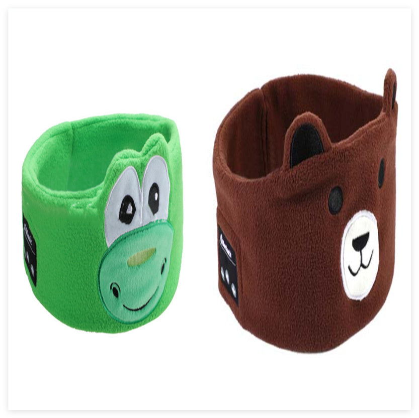 Bluetooth Headset Animal Headband Sleep Mask – Wireless Music & Eye Cover