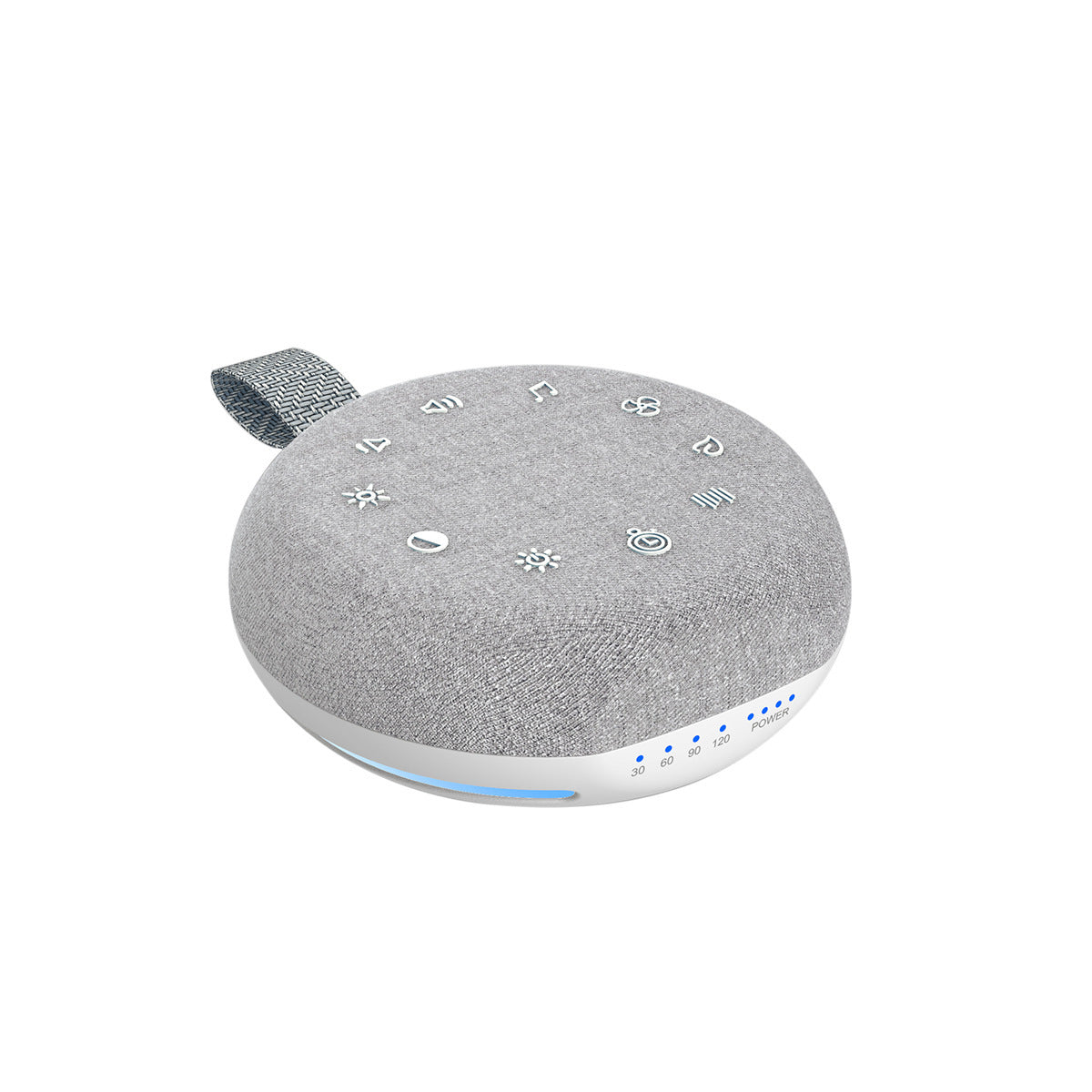 White Noise Sleep Aid Machine with Night Light – Portable Relaxation