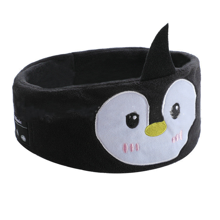Bluetooth Headset Animal Headband Sleep Mask – Wireless Music & Eye Cover