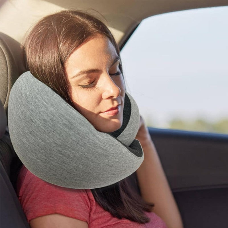Memory Foam Cervical Neck Pillow – U-Shaped Travel & Nap Cushion