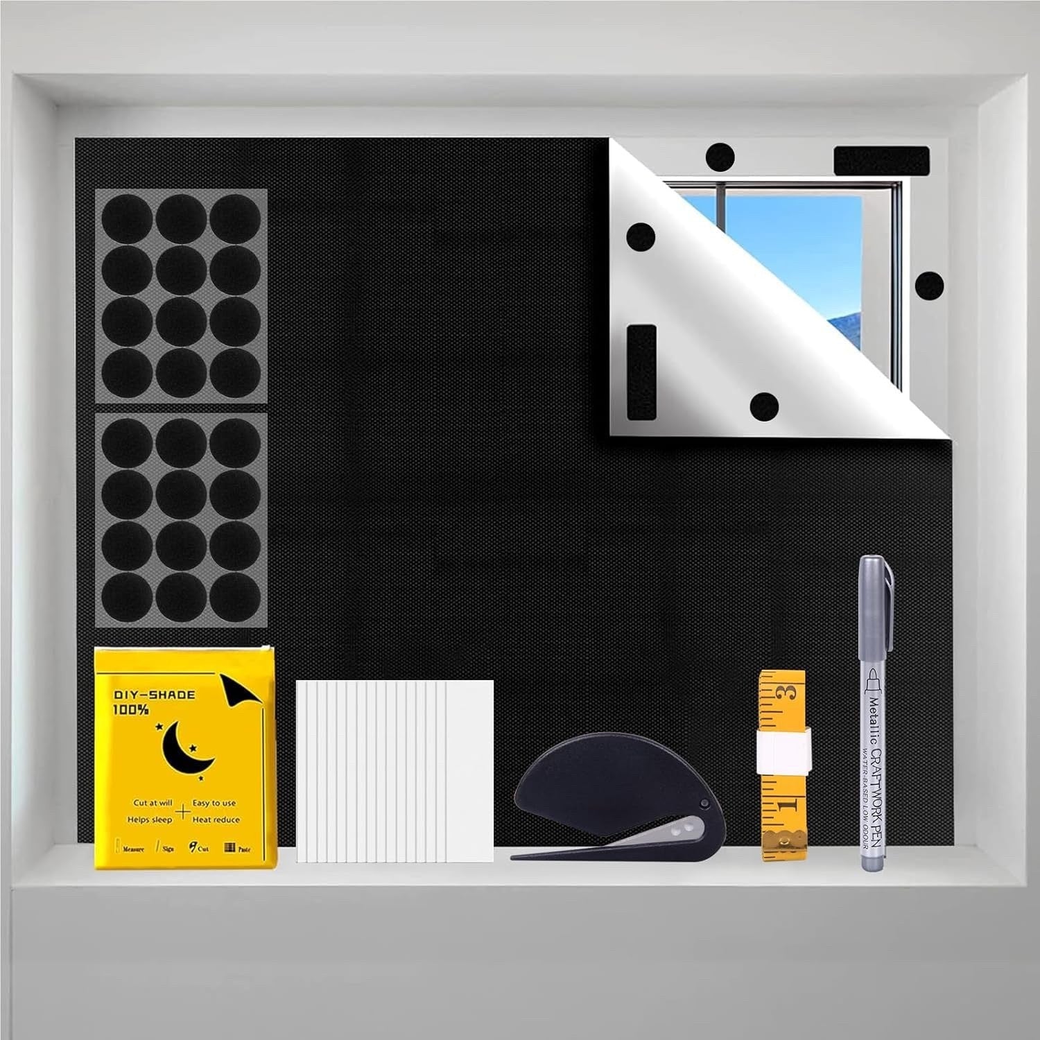 Portable Full Blackout Travel Curtain – Instant Privacy Anywhere