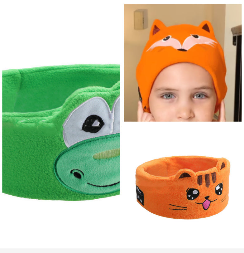 Bluetooth Headset Animal Headband Sleep Mask – Wireless Music & Eye Cover