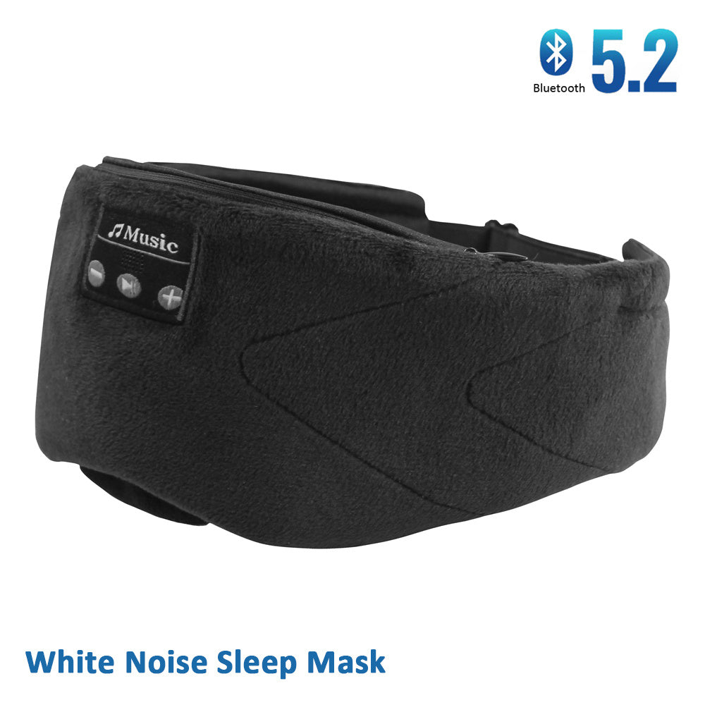 Bluetooth White Noise Sleep Mask – Wireless Eye Cover for Deep Sleep
