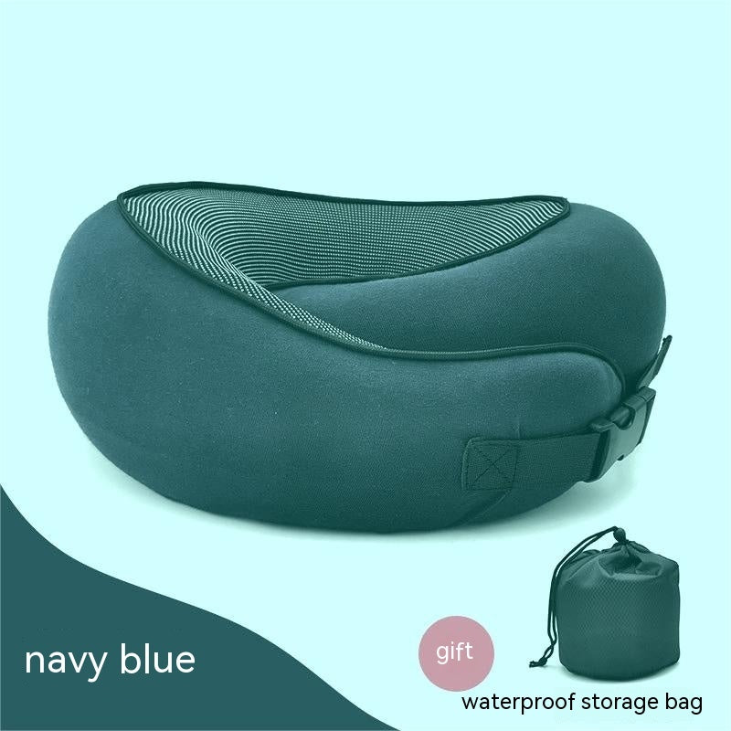 Memory Foam Cervical Neck Pillow – U-Shaped Travel & Nap Cushion