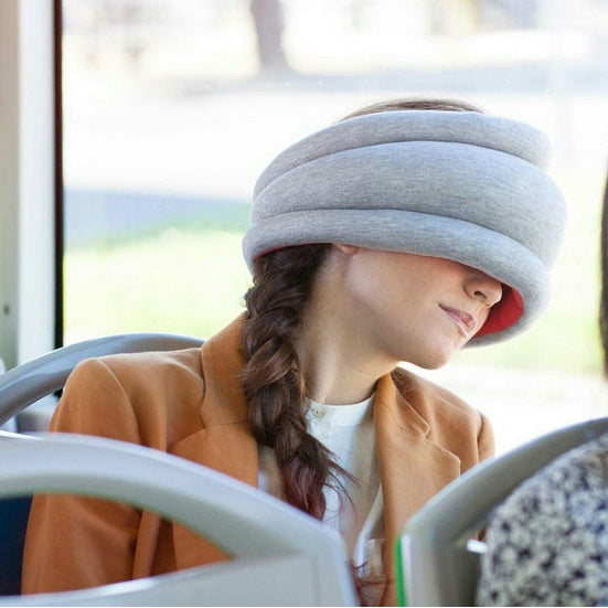 Premium Latex Travel Pillow – Nap, Neck Support & Eye Mask