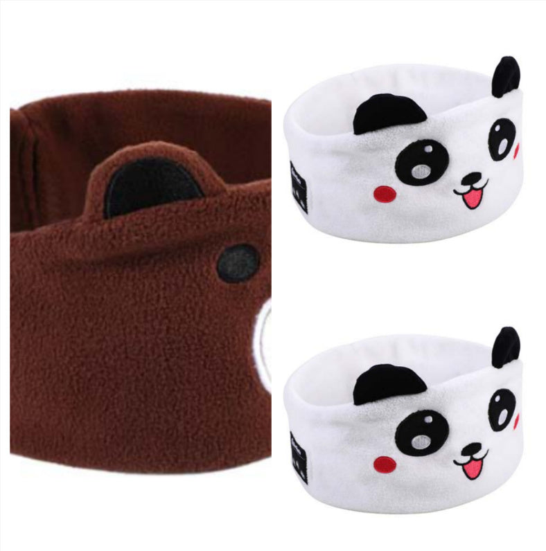 Bluetooth Headset Animal Headband Sleep Mask – Wireless Music & Eye Cover