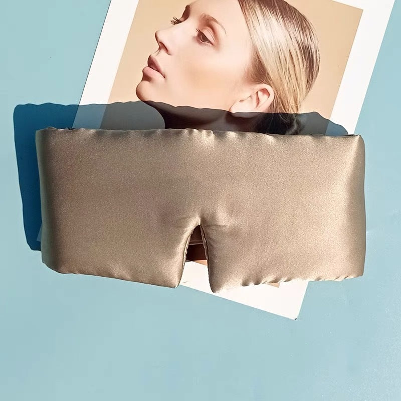 Silk Sleep Eye Mask – Breathable, Skin-Friendly with Noise-Reducing Ear Protection