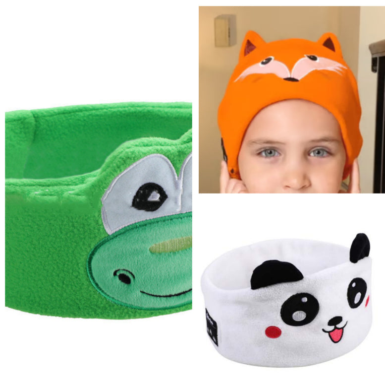 Bluetooth Headset Animal Headband Sleep Mask – Wireless Music & Eye Cover