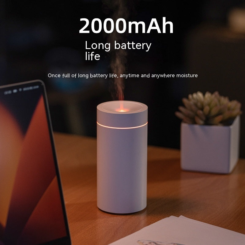 Portable Wireless Humidifier – Battery & USB Rechargeable Options
